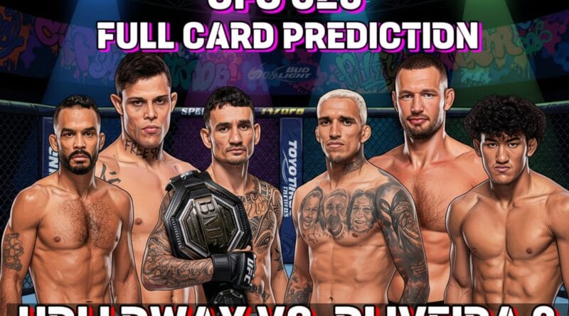 UFC Prediction Holloway Vs Oliveira 2.