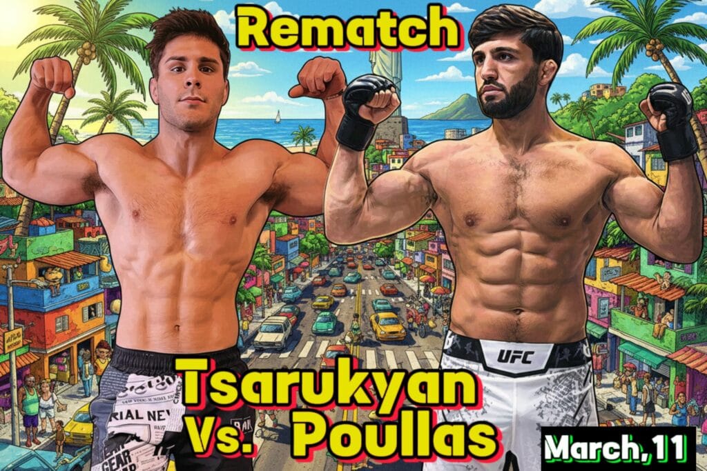 Arman Tsarukyan Vs Georgio poullas rematch.