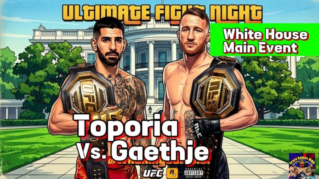 Ilia Toporia Vs Justin Gaethje Ufc White House main event.