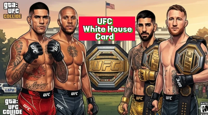 UFC White House card,Alex Pereira Vs Ciryl Gane,ilia Toporia Vs Justin Gaethje.