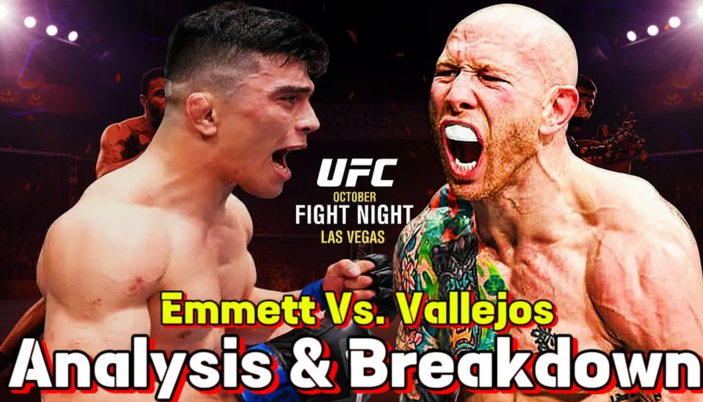 Josh Emmett Vs Kevin Vallejos Odds.