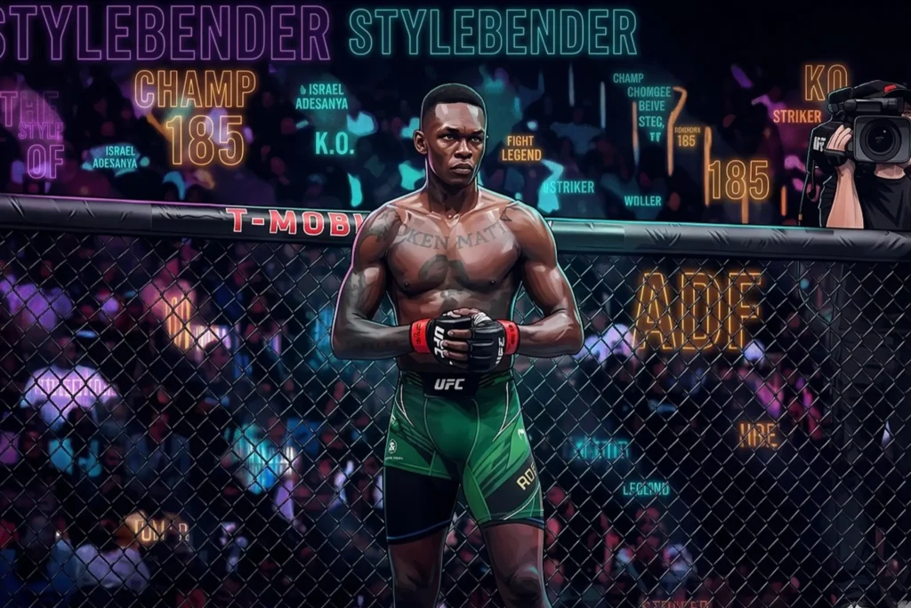 Israel Adesanya Vs Joe Pyfer fight.