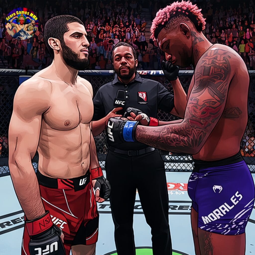 Islam Makhachev Vs Michael Morales fight.