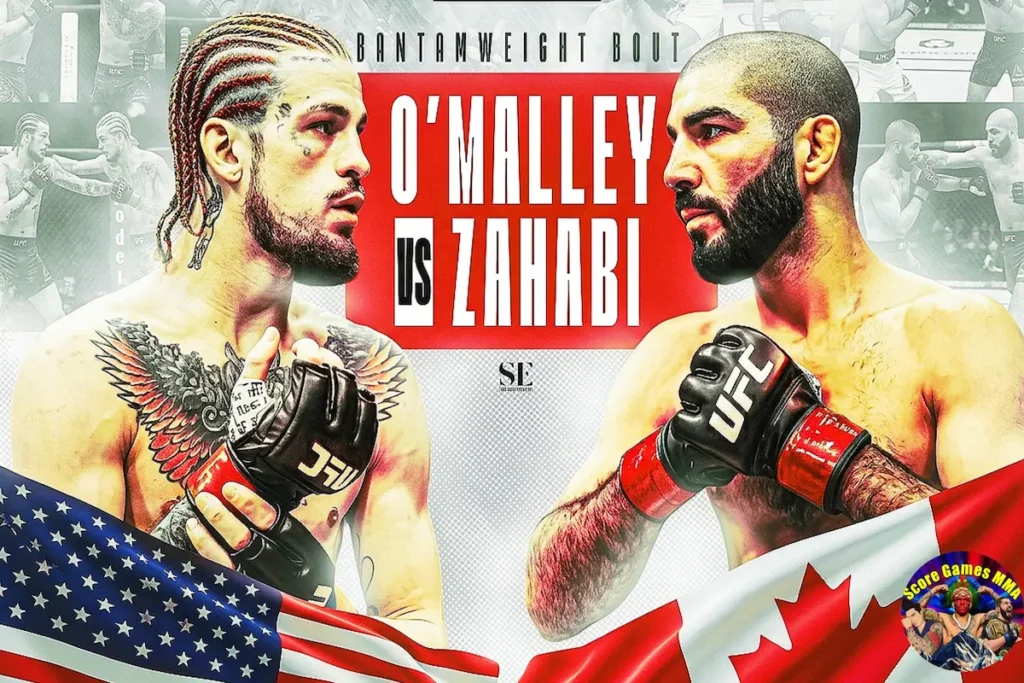 O'Malley Vs Zahabi UFC white House card.